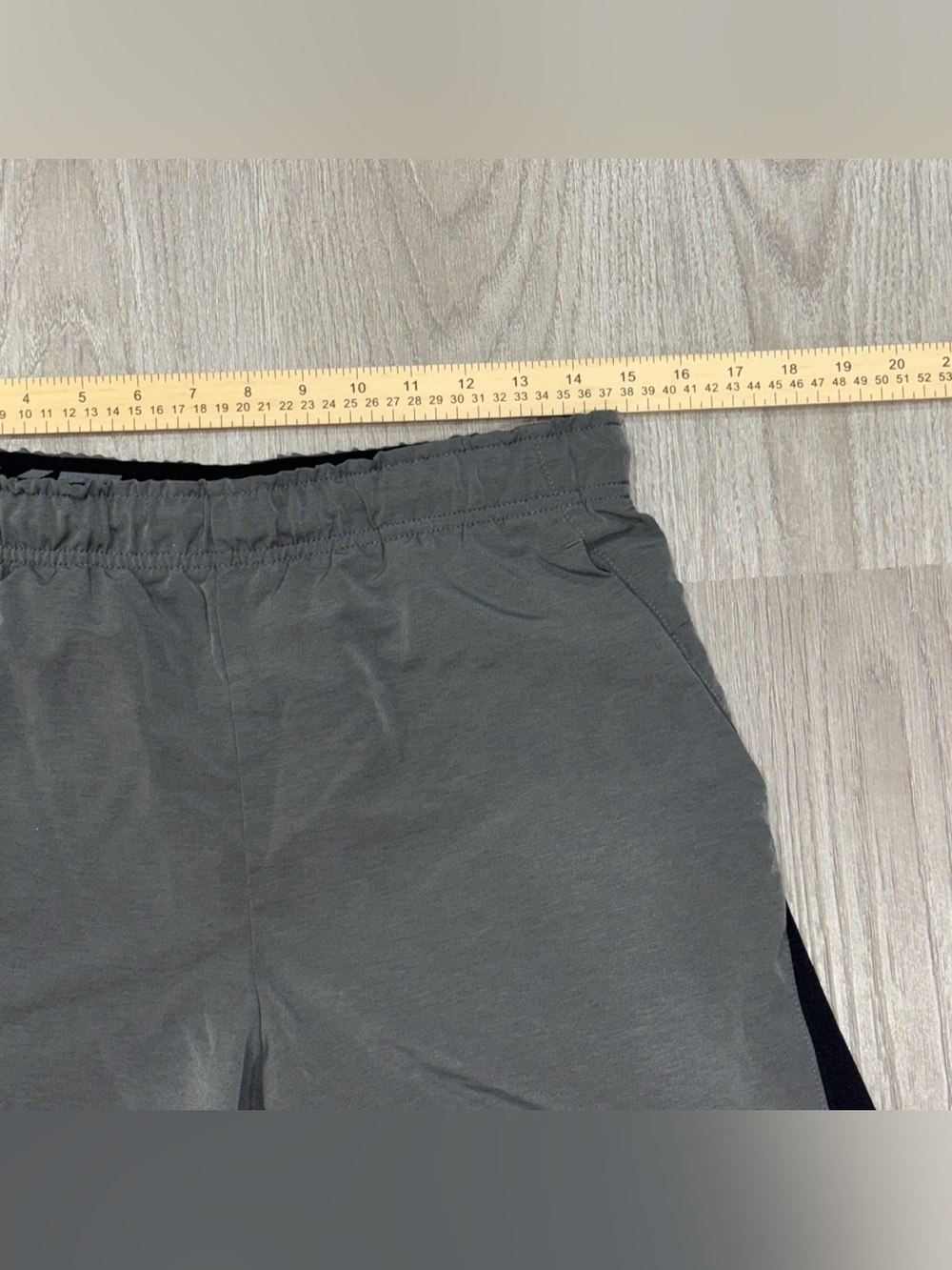 Nike Dri-FIT Athletic Shorts Mens Small Gray Black Training Gym - Picture 10 of 11